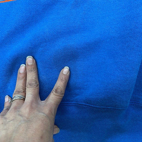 Vintage Hillcrest Hornets Basketball Heavy Duty Pullover Sweatshirt Size Large - Picture 3 of 4